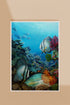original painting great barrier reef batfish wall art print